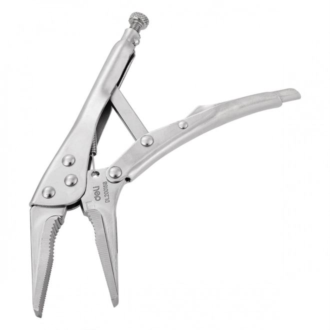 Pinces longues avec fermeture Deli Tools argentées