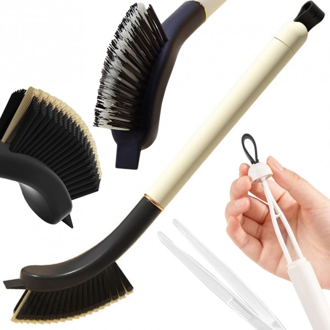 Brosse de nettoyage pour fentes 2 en 1