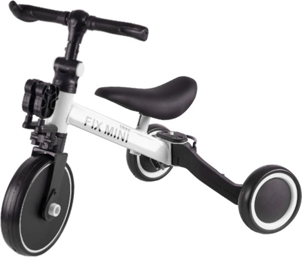 Trike Fix Mini draisienne et tricycle 3-en-1 pour enfants – Blanc
