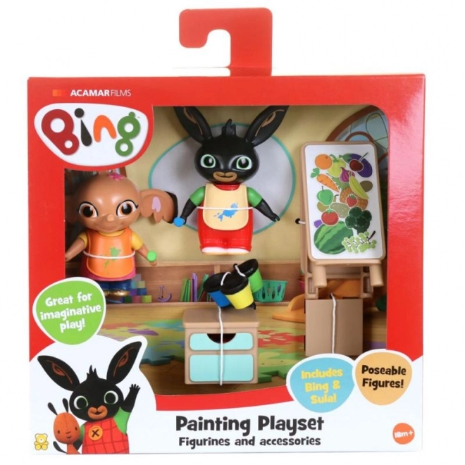 Peinture avec Bing - ensemble de jeu avec figurines