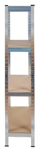 Étagère en métal avec 4 étagères 150x75x30 cm