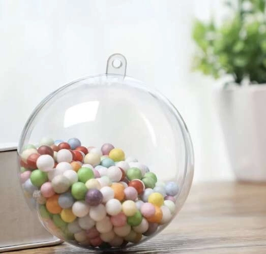 Décorations transparentes 10cm - ensemble de 5 pièces Ruhhy 22276