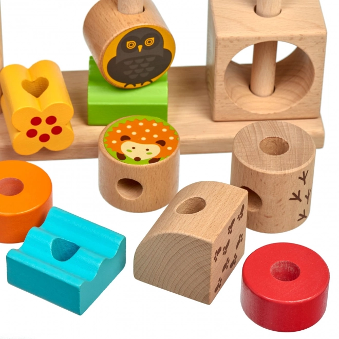 Lucy & Leo Jour et Nuit - puzzle en bois avec modèles