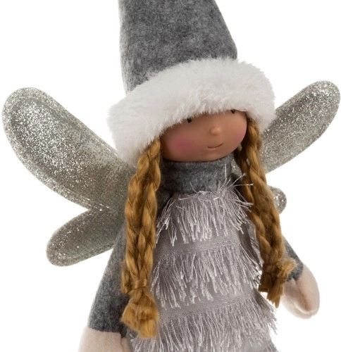 Tenue hivernale en gris et blanc