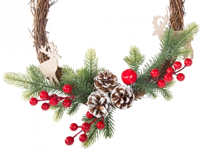 Guirlande de Noël décorative avec ornements