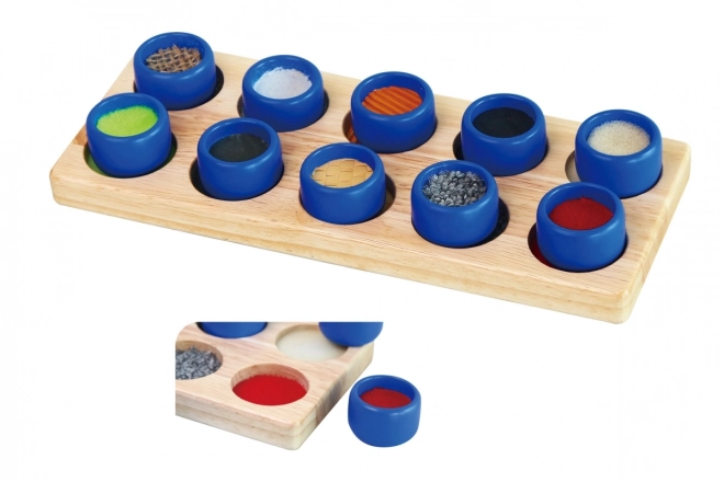 Planche tactile en bois