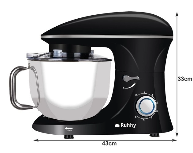 Ruhhy 16745 Robot de cuisine 6,2L+ 24 accessoires de pâtisserie 2200W