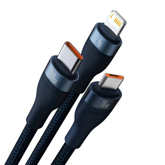 Câble de charge Baseus 3en1 avec charge rapide