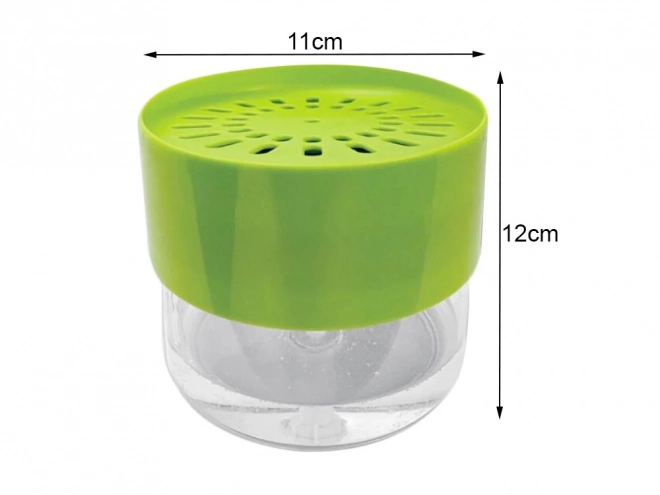 Distributeur de savon liquide avec éponge
