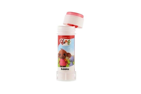 Bublifuk 60ml Lapin Bing mélange de couleurs dans un flacon en plastique 4x11cm