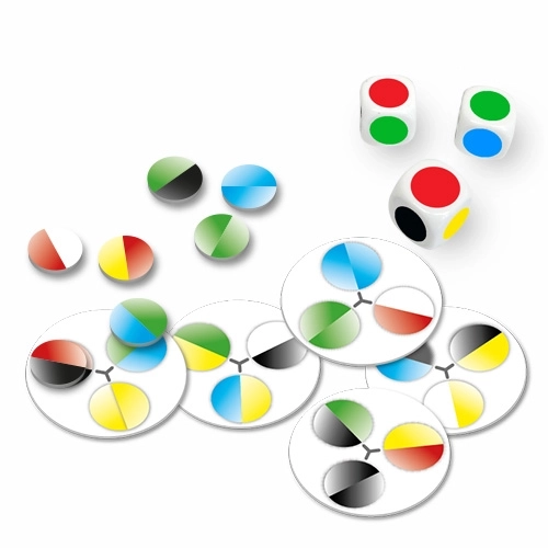 Jeu de société Colo-rolo dans une boîte en métal