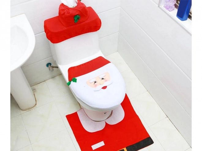 Ensemble de salle de bain de Noël Père Noël