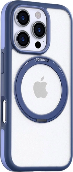Coque de protection TORRAS Ostand R Fusion pour iPhone 16 Pro, bleu