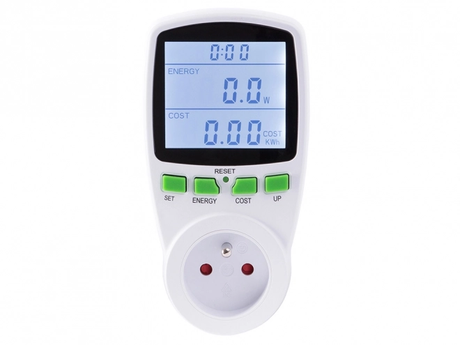 Wattmètre avec éclairage LED