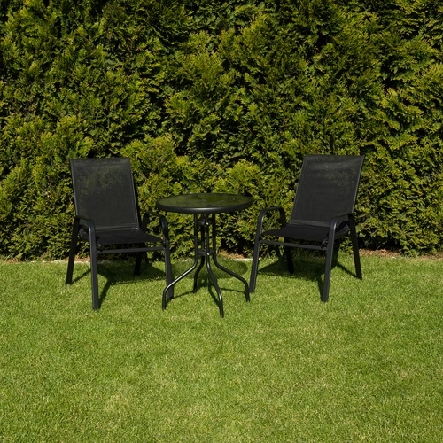Chaises de jardin en métal - ensemble de 2 pcs