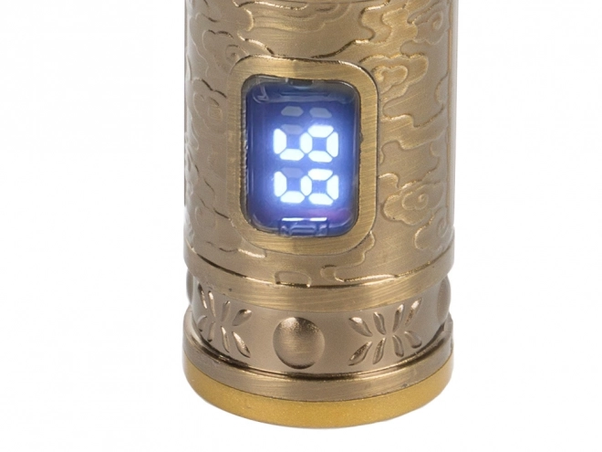 Tondeuse électrique dorée pour barbe et cheveux