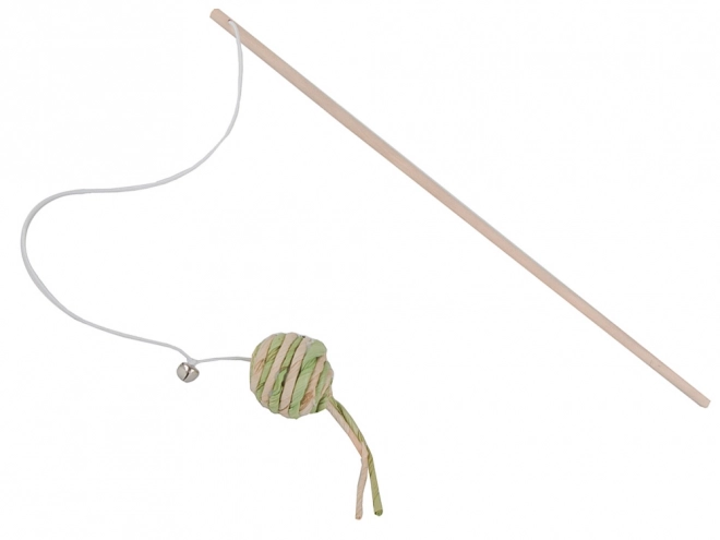 Jouet pour chats canne à pêche avec balle et grelot