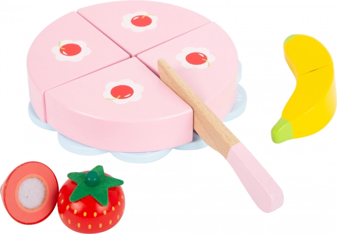 Gâteau à découper avec velcro