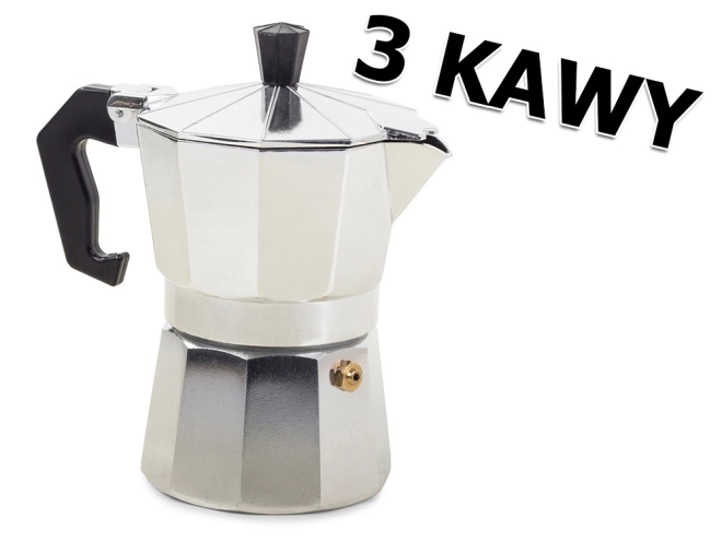 Cafetière en aluminium pour 3 tasses