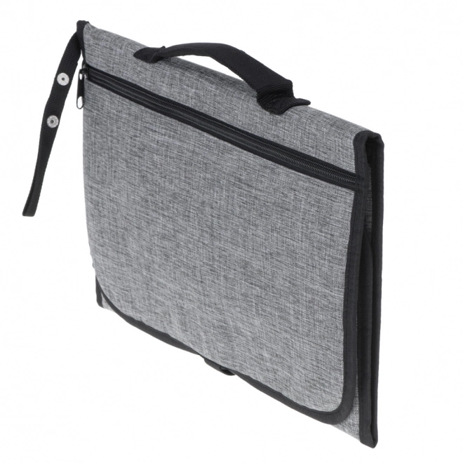 Tapis à langer de voyage gris