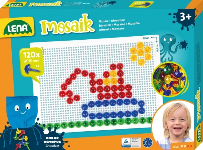 LENA mosaïque à champignons pour enfants – Cristal