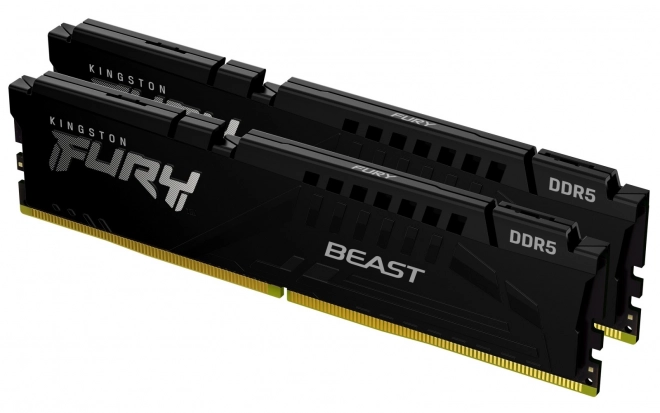 Mémoire Kingston Fury Beast DDR5 64GB (2x32GB) 6000MHz CL30 XMP noir