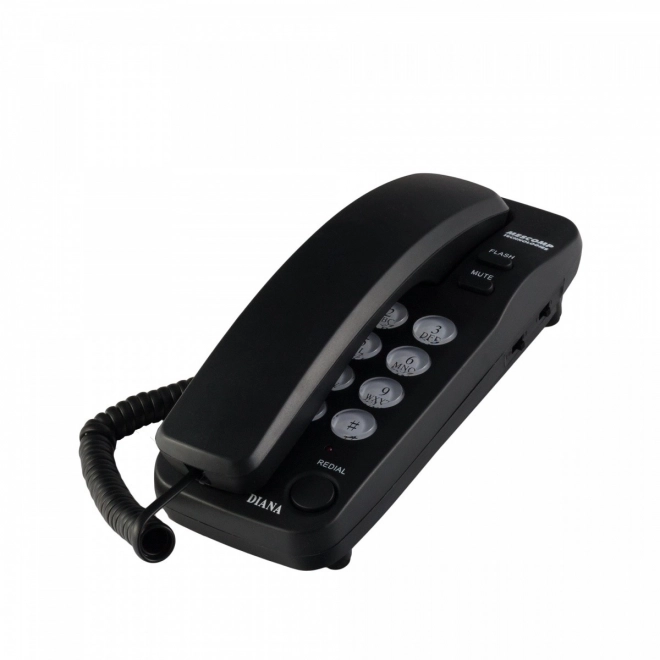 Téléphone de table Mescomp MT 518 Diana noir