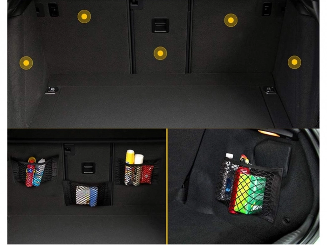 Organisateur de coffre de voiture en filet