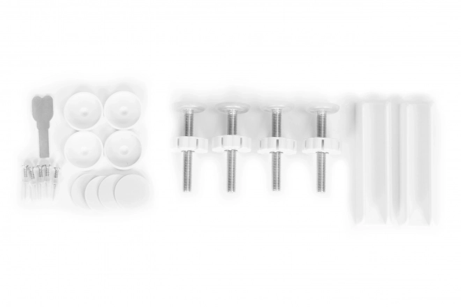 Barrière de sécurité pour escaliers et portes, 74-105 cm, acier, ECOTOYS
