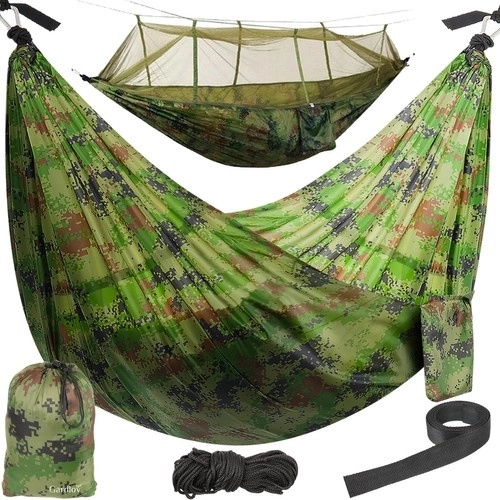 Hamac de randonnée Santiago Armée - 260 x 140 cm