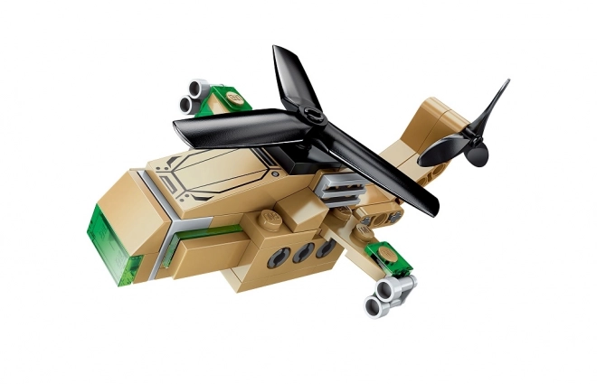 Qman Avion d'attaque kit de construction 8 en 1