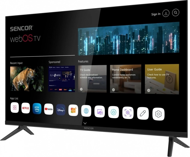 Environnement intelligent webOS avec applications populaires