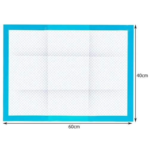 Matelas hygiénique absorbant pour animaux 60 x 40 cm - 100 pièces
