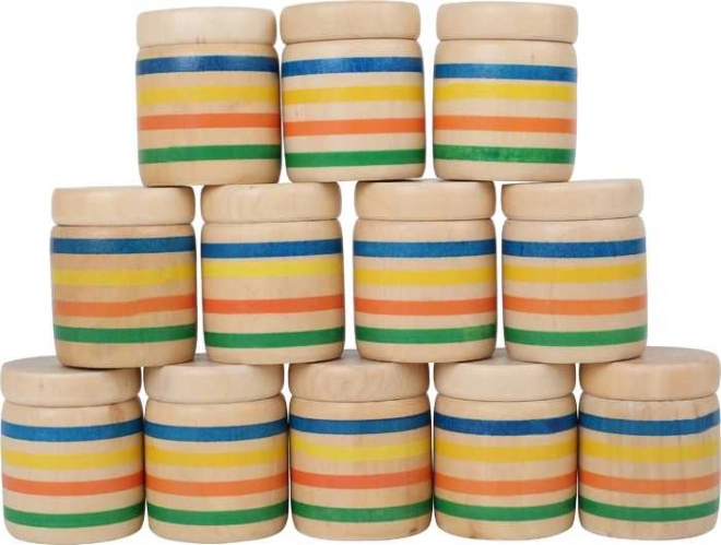 Boîtes en bois avec couvercles ajustables