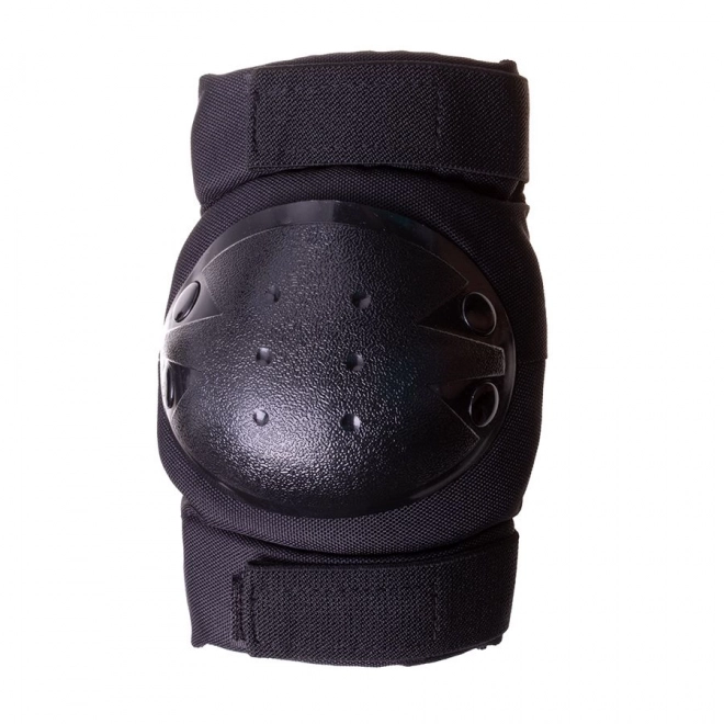 Casque + protections pour roller, skateboard, vélo - bleu et noir, taille M