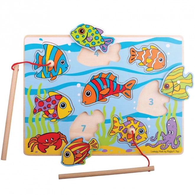 Bigjigs Toys Pêche aux poissons sur tableau