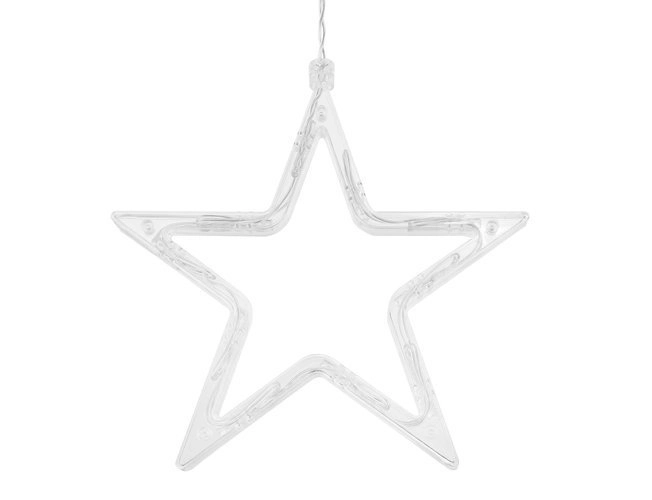 Rideau lumineux LED coloré avec étoiles et croissants de lune - 5 m, 138 LED