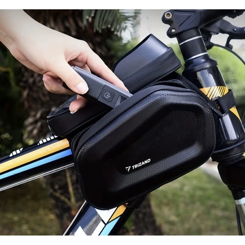 Sacoche de cyclisme pour téléphone avec étui étanche et pare-soleil