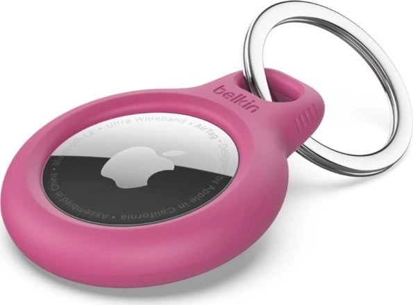 Support sécurisé pour clés pour Apple AirTag – Rose