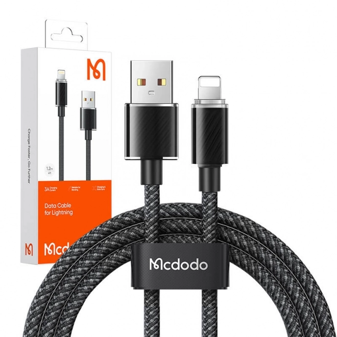 Câble USB-A vers Lightning Mcdodo noir 1,2 m
