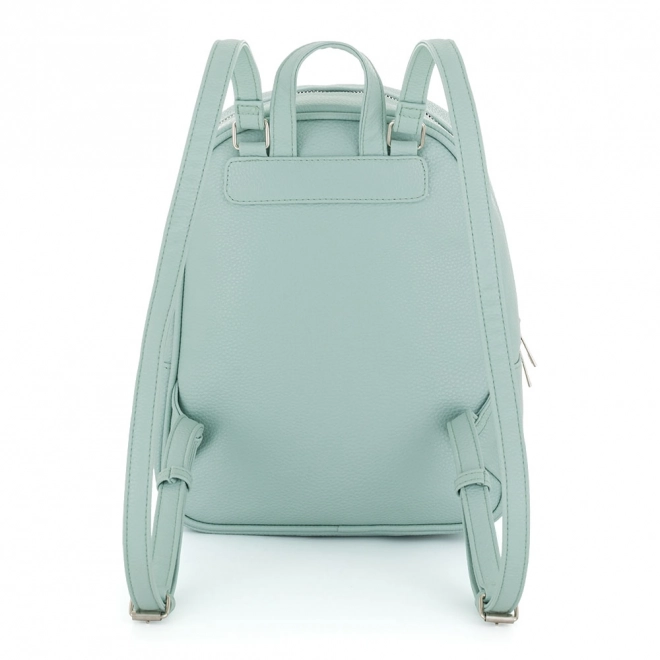 Sac à dos femme DIXY Cuir Menthe