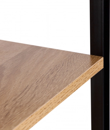 Étagères solides en MDF aspect bois