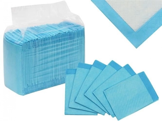 Sous-couche hygiénique absorbante pour animaux 60 x 45 cm - 50 pièces