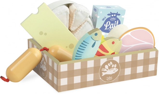 Vilac ensemble en bois de produits frais