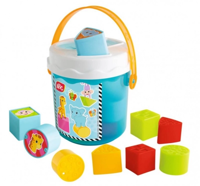 Seau avec formes à insérer pour enfants