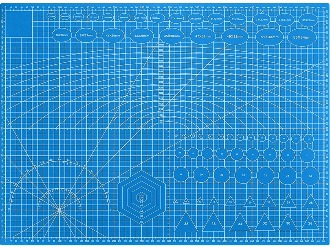 Tapis de découpe auto-régénérant réversible A2