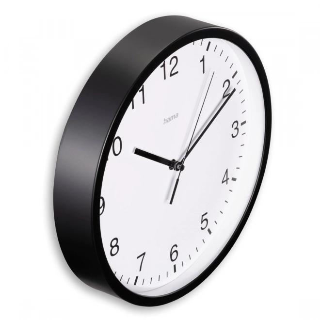 Horloge murale Elba 25 cm noire