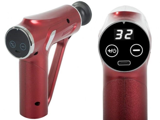Pistolet de massage puissant avec 4 embouts