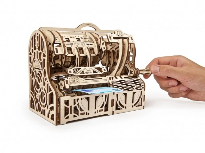 Puzzle mécanique en bois 3D Ugears Caisse enregistreuse