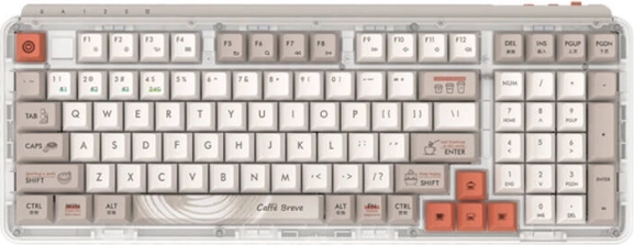 Clavier mécanique MIIIW Z980 Promax sans fil 2.4G Café